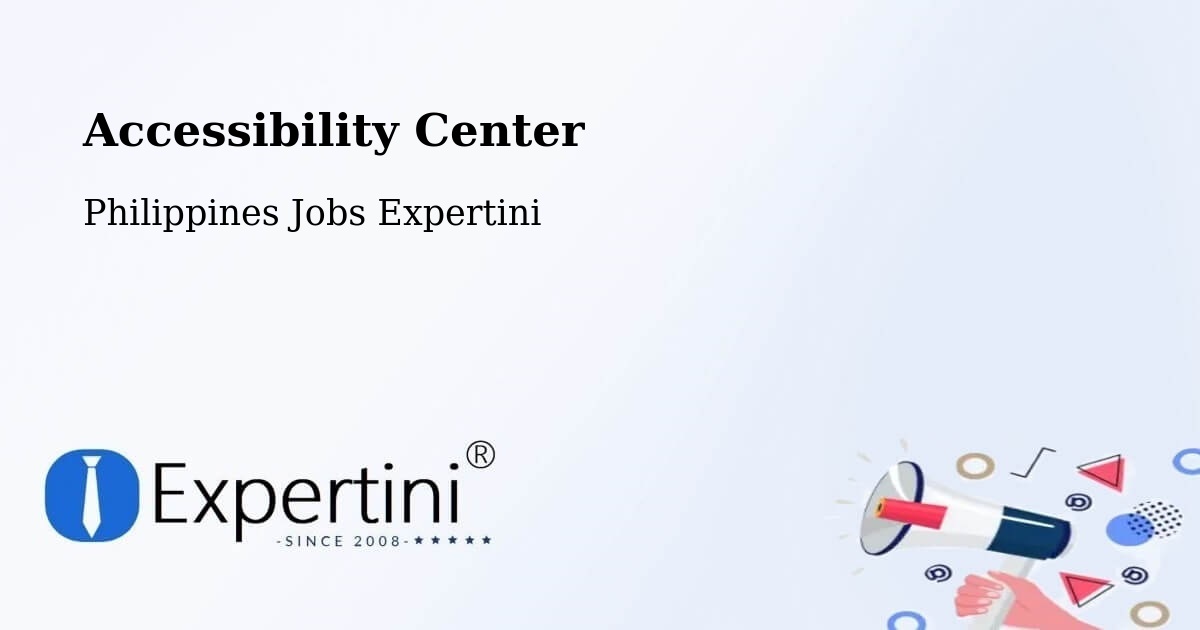 Accessibility Statement – Batad - Philippines Jobs Expertini