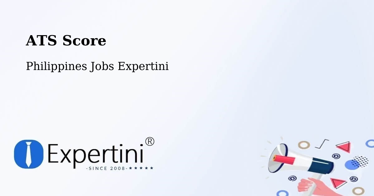 Resume ATS Score & Job Description Match Tool – Batad - Philippines Jobs Expertini