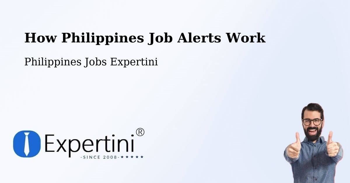 Job Alert System Overview – Batad - Philippines Jobs Expertini