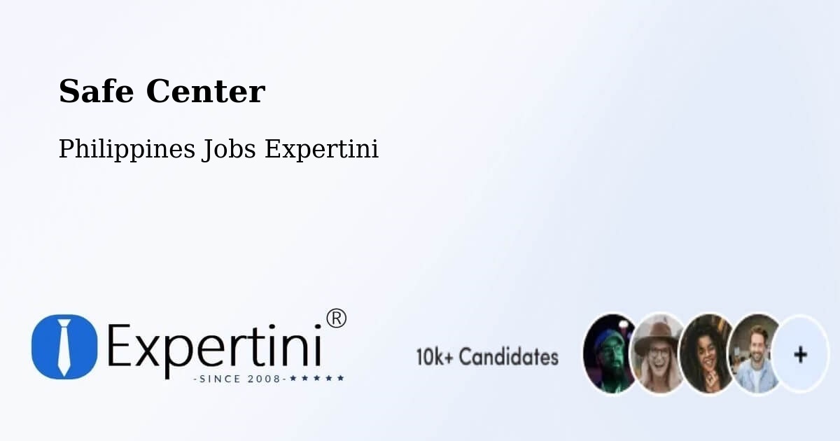 Safety Center – Batad - Philippines Jobs Expertini