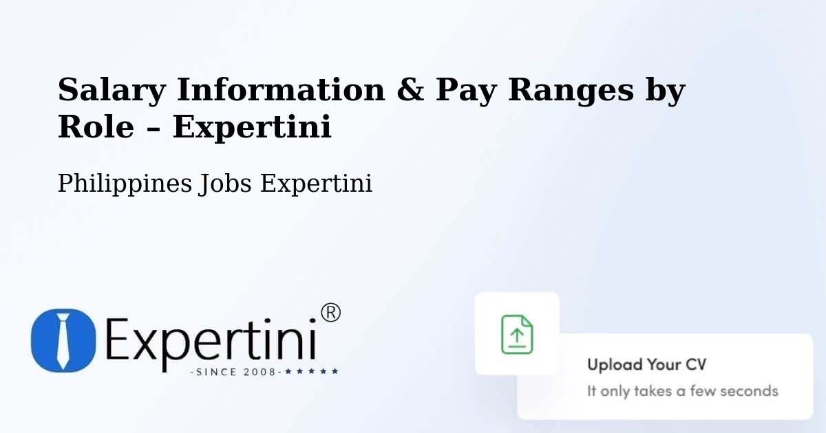 Salary Information & Pay Ranges – Batad - Batad, Philippines Jobs Expertini