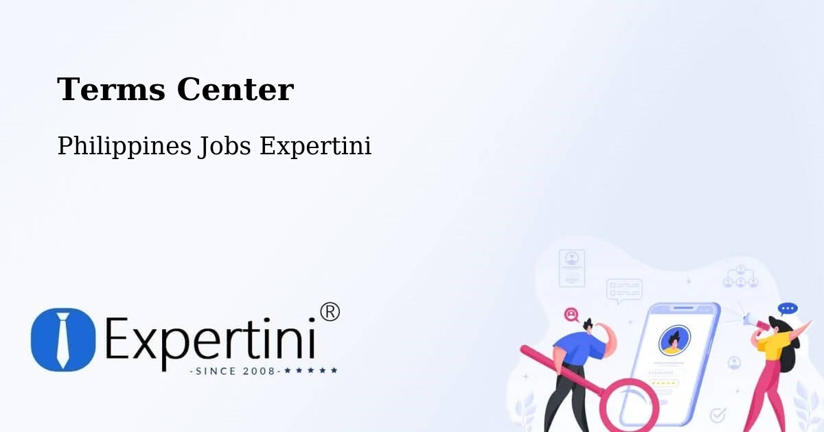 Terms of Service – Batad - Philippines Jobs Expertini
